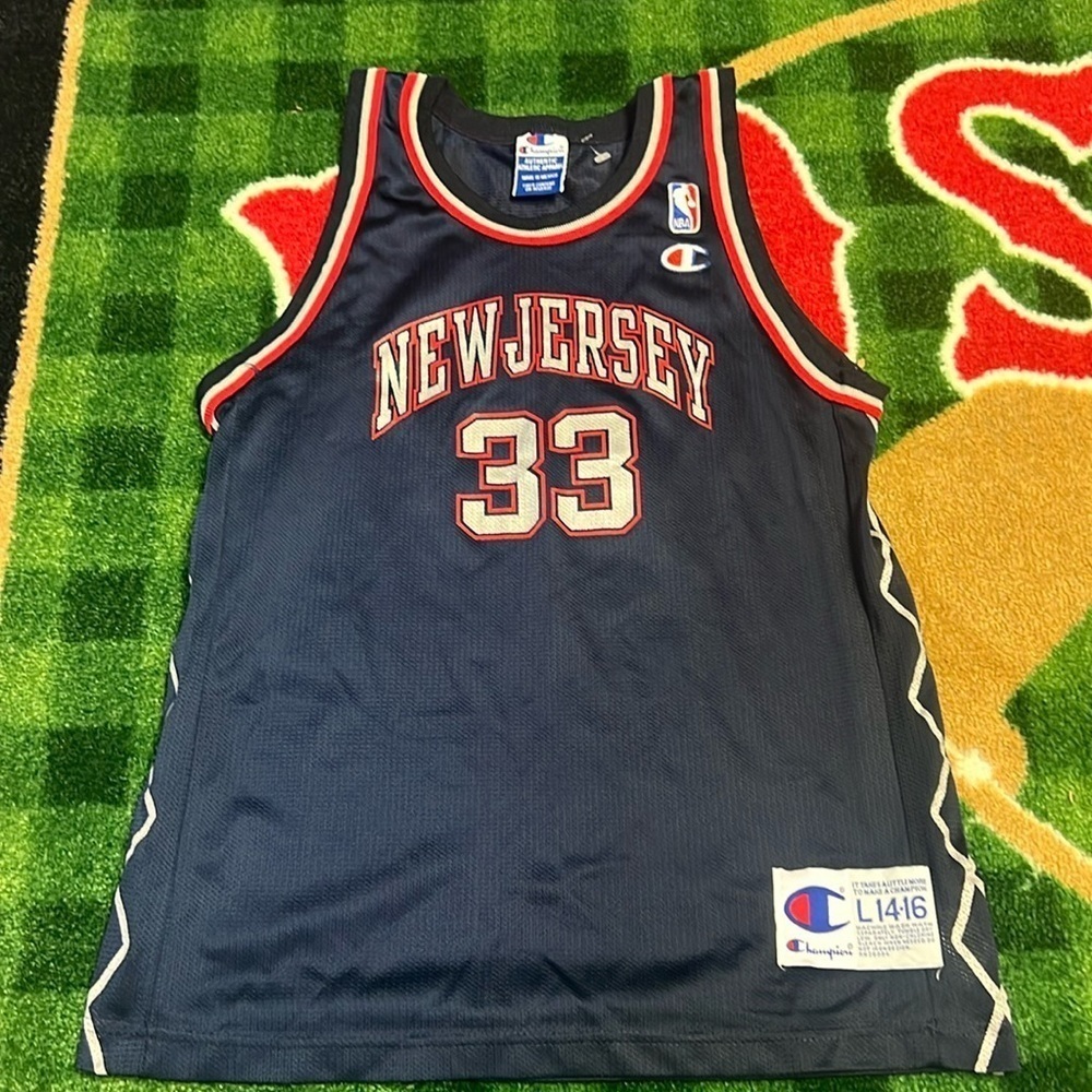 Vintage 2000s Stephon Marbury New Jersey Nets Champion Jersey Sz Youth L(14-16)